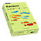 Papier coloré pour copieur Rainbow Mondi, format A4, 160 g/m², vert vif, 1 bloc = 250 feuilles