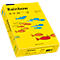 Papier coloré pour copieur Rainbow Mondi, format A4, 80 g/m², jaune intense, 1 bloc = 500 feuilles