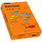 Papier coloré pour copieur Rainbow Mondi, format A4, 80 g/m², orange intense, 1 bloc = 500 feuilles