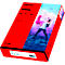 Papier couleur tecno Colors, format A4, 120 g/m², rouge intensif, paquet de 250 feuilles