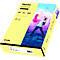 Papier couleur tecno Colors, format A4, 160 g/m², jaune clair, paquet de 250 feuilles