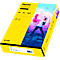 Papier couleur tecno Colors, format A4, 80 g/m², jaune vif, paquet de 500 feuilles