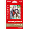 Papier photo Plus Glossy II PP-201 Canon, 265 g/m², 50 feuilles, 10 x 15 cm