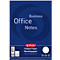 Emballage bleu de papier Herlitz Office Notes avec texte blanc et Ecolabel.