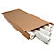 Papier pour tableau de conférence Exacompta, L 650 x H 1000 mm, quadrillé, Ange Bleu, papier recyclé, 80 g/m², blanc, 5 rouleaux individuels de 20 feuilles chacun