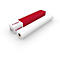 Rouleau de papier blanc à côté d'une boîte Canon rouge et blanche ouverte.