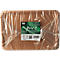 Papieren borden Papstar Pure, 500 stuks, vierkant, voedselveilig, B 180 x L 260 mm, karton van eerste vezel, bruin