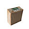 Papieren borden Papstar Pure, wegwerp, vierkant, 110 x 175 mm, voedselveilig, FSC®-gecertificeerd &amp; composteerbaar, bruin, 4 x 250 stuks
