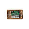 Papieren borden Papstar Pure, wegwerp, vierkant, 110 x 175 mm, voedselveilig, FSC®-gecertificeerd &amp; composteerbaar, bruin, 4 x 250 stuks