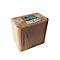 Papieren borden Papstar Pure, wegwerp, vierkant, 130 x 200 mm, voedselveilig, FSC®-gecertificeerd &amp; composteerbaar, bruin, 4 x 250 stuks