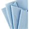 Papieren doekjes WypAll® L10, voor voeding en hygiëne, 6 x 630 doekjes, blauw