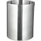 Papierkorb, Aluminium, 13 l, ohne Löschdeckel