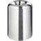 Papierkorb aus Aluminium, selbstlöschend, 20 l, mit Löschdeckel
