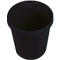Papierkorb Helit The Green German, Volumen 18 l, umlaufender Griffrand, Recyclingkunststoff, schwarz