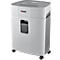Papiervernietiger Dahle PaperSAFE® 240, snijdkorrel 4 x 12 mm, P-4, 25 l, snijcapaciteit 1-10 vel, met rollen, grijs