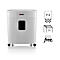 Papiervernietiger Dahle PaperSAFE® 240, snijdkorrel 4 x 12 mm, P-4, 25 l, snijcapaciteit 1-10 vel, met rollen, grijs