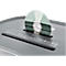 Papiervernietiger Dahle PaperSAFE® 260, snijdkorrel 4 x 12 mm, P-4, 25 l, snijcapaciteit 1-12 vel, met rollen, grijs