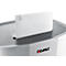 Papiervernietiger Dahle PaperSAFE® 380, snijdkorrel 4 x 12 mm, P-4, 25 l, snijcapaciteit 1-15 vel, met rollen, grijs