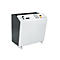 Papiervernietiger HSM StoreEx HDS 150, veiligheidsniveaus T-1, E-2, H-3, snijbreedte 40 mm, lichtgrijs/ijzergrijs
