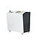 Papiervernietiger HSM StoreEx HDS 150, veiligheidsniveaus T-1, E-2, H-3, snijbreedte 40 mm, lichtgrijs/ijzergrijs