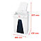 Papiervernietiger met automatische invoer HSM SECURIO AF350, veiligheidsniveau 6, deeltjes 0,78 x 11 mm, 6 vel, wit