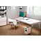 Papierversnipperaar Leitz IQ Home Office Slim, particle-cut 4 x 28 mm, P4, 23 l, 10-11 vel, anti-vastloop