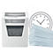 Papierversnipperaar Leitz IQ Office Pro, particle-cut 4 x 40 mm, P4, 23 l, 15-17 vel, anti-vastloop