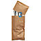 Papstar bestekzakjes, 250 st., met zelfklevende sluiting, scheur-open perforatie, B 100 x H 260 mm, papier, naturel