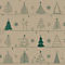 Papstar servetten 'Various X-Max Trees', 3-laags, 1/4 vouw, gerecycled papier, 20 stuks