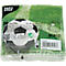 Papstar serviettes de table 'Football', 3 plis, 1/4-plis, certifié FSC®, L 330 x H 330 mm, papier tissu, imprimé multicolore, 20 pièces