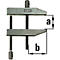 Parallelle schroefklem PA Klem b.36mm A.19mm BESSEY