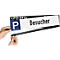 Parkeerbord, Bezoekers