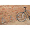 Parker à vélo, pivotant à 180°, pour pneus jusqu'à L 50 mm, L 85 x P 285 x H 328 mm, en acier galvanisé, 1 place de parking