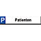 Parkplatzschild, Patienten