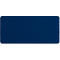 Forme rectangulaire bleu foncé avec des coins arrondis. La surface semble lisse.