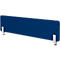 Écran de bureau bleu avec deux pinces métalliques.