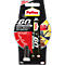 Black tube of Pattex universal glue, 60 seconds, with product image. Various materials are listed on the packaging.