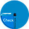 PDCA cycle Ultradex, round, 4 phases, each with its own color, magnetic, Ø 70 mm, magnetic foil, blue
