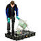 PE-Auffangwanne 120HD, aus Polyethylen, 100 % recycelbar, mit PE-Rost