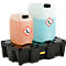PE-Auffangwanne 25HD, aus Polyethylen, 100 % recycelbar, mit PE-Rost