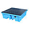 PE-lekbak WPA-PE 2/4, blauw, capaciteit 4 x 200 L, inrijvakken