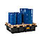 PE-Palettenauffangwanne CEMO 425/4 für 2 Europaletten quer, L 1670 x B 1270 x H 360 mm, 425 l, für 4 x 200 l Fässer, ohne Gitterrost