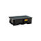 PE palletschacht CEMO 220/2 voor 1 europallet, L 1230 x B 830 x H 360 mm, 220 l, voor 2 x 200 l vaten, stalen rooster