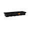 PE palletschacht CEMO 425/4e voor 2 europallets in de lengte, L 2420 x B 880 x H 360 mm, 425 l, voor 4 x 200 l vaten, zonder rooster