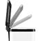 Pedaal-vuilnisemmer Hailo Eco Duo Plus L, 17 + 9 l, rechthoekig, plaatstaal, wit
