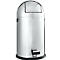 Pedaalafvalverzamelaar, rvs, 33 liter