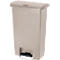 Pedaalemmer Slim Jim®, kunststof, volume 50 liter, beige