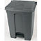 Pedaalemmer van polyetheen 70 l, grijs