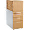 Pedestal Schäfer Shop Genius con armario superior incl. puerta corredera, completamente bloqueable, asa angular, haya