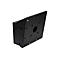 Peerless Modular Series Dual-Pole Single Display Mount - Montagekomponente (Stangenbefestigung, VESA-Adapter) - für LCD-Display - schwarze Pulverbeschichtung - Bildschirmgröße: 117-229 cm (46'-90') - Montageschnittstelle: 200 x 200 mm